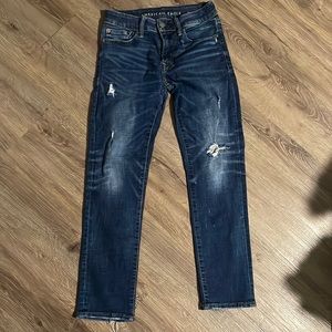 American Eagle Jeans NE(X)T Level flex, slim straight, 28 X 28, dark blue